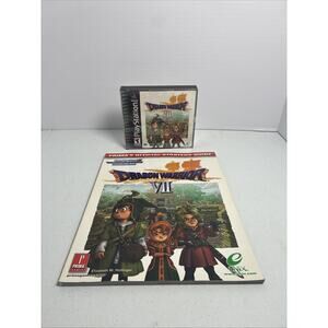 Dragon Warrior VII PS1 CIB w/Prima Strategy Guide DISC 1 Moderate Wear Read Desc